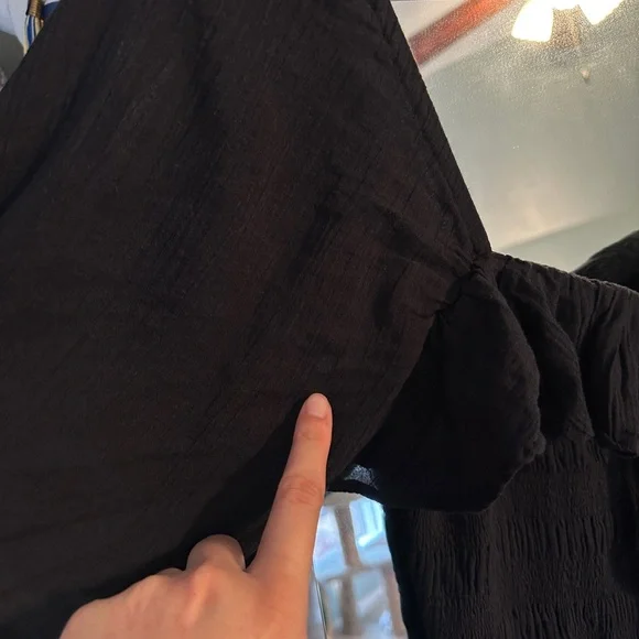 Free People Black Oasis Midi Dress - Picture 14 of 14